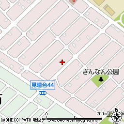北海道江別市見晴台61-5周辺の地図