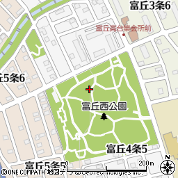 北海道札幌市手稲区富丘４条周辺の地図