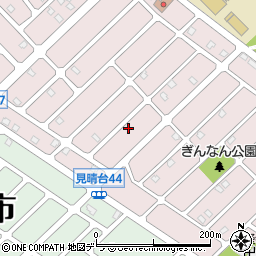 北海道江別市見晴台61-11周辺の地図