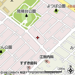 北海道江別市見晴台30-13周辺の地図
