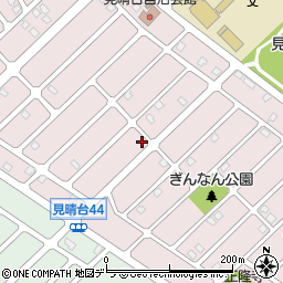 北海道江別市見晴台61-2周辺の地図