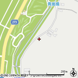 北海道札幌市東区丘珠町493-2周辺の地図