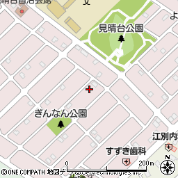 北海道江別市見晴台48-13周辺の地図