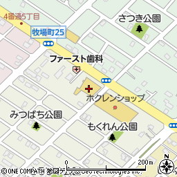 ビッグハウス元江別店周辺の地図