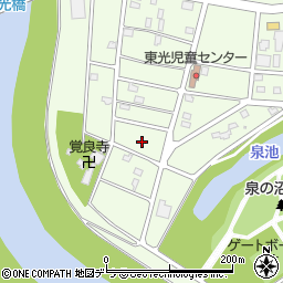 北海道江別市東光町20周辺の地図