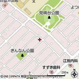 北海道江別市見晴台48-2周辺の地図
