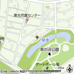 北海道江別市東光町29周辺の地図