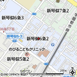 北海道札幌市北区新琴似６条2丁目周辺の地図