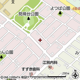 北海道江別市見晴台30周辺の地図