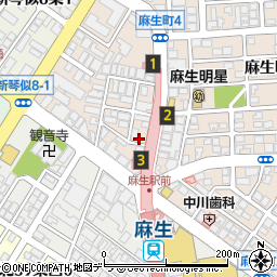 個室居酒屋 イザカヤラボ IZAKAYA Lab 麻生店周辺の地図