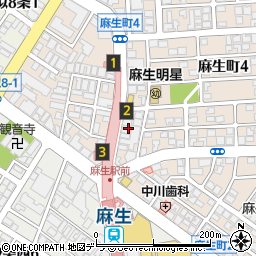 焼肉MEGUMI麻生店周辺の地図