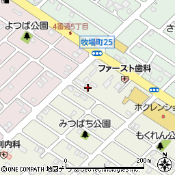 北海道江別市元江別本町23-14周辺の地図