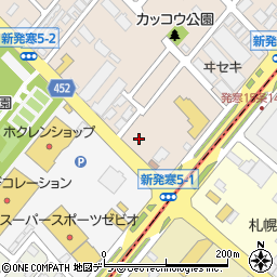 北海道日産手稲店周辺の地図