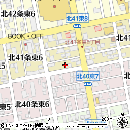 北海道札幌市東区北４１条東7丁目1周辺の地図