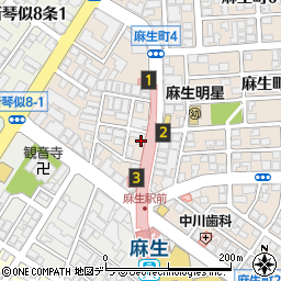 大衆食堂 安べゑ 麻生店周辺の地図