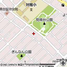 北海道江別市見晴台49周辺の地図