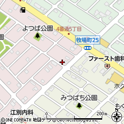 北海道江別市見晴台23-9周辺の地図