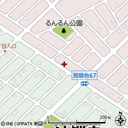 北海道江別市見晴台73-16周辺の地図