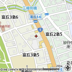 手稲中央さらーれ保育園周辺の地図