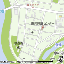 北海道江別市東光町22周辺の地図