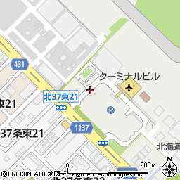 札幌飛行場（札幌丘珠空港）ターミナル到着口周辺の地図