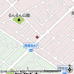 北海道江別市見晴台71-3周辺の地図