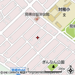 北海道江別市見晴台52周辺の地図