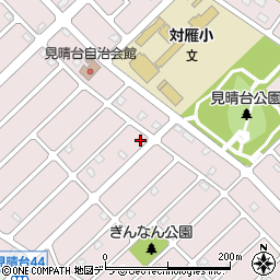 北海道江別市見晴台51-2周辺の地図