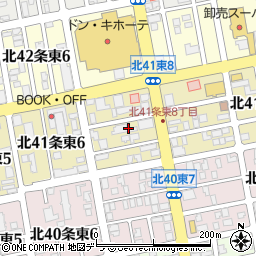 北海道札幌市東区北４１条東7丁目周辺の地図