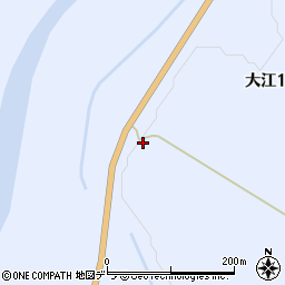 北海道余市郡仁木町大江1丁目200周辺の地図