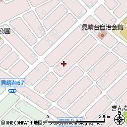 北海道江別市見晴台59-30周辺の地図
