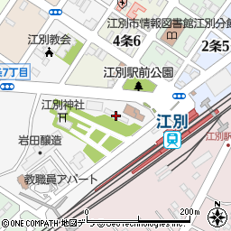 江別市役所　水道部水道整備課計画係周辺の地図