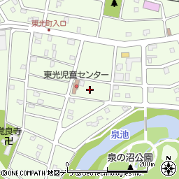 北海道江別市東光町27周辺の地図