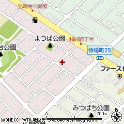 北海道江別市見晴台23-13周辺の地図