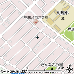 北海道江別市見晴台52-16周辺の地図