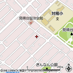 北海道江別市見晴台52-3周辺の地図