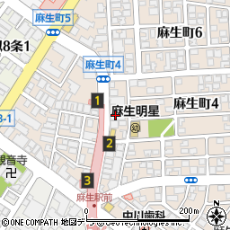 北海道家庭教師協会　札幌事務局周辺の地図
