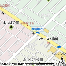 北海道江別市見晴台22-7周辺の地図