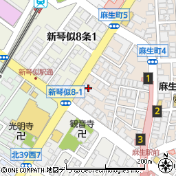 覚王寺代表周辺の地図