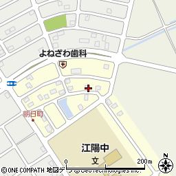 北海道江別市萌えぎ野中央3周辺の地図