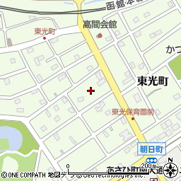 北海道江別市東光町45周辺の地図