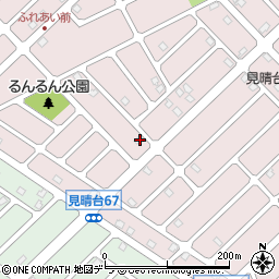 北海道江別市見晴台75-11周辺の地図