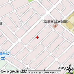 北海道江別市見晴台59-15周辺の地図