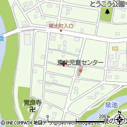 北海道江別市東光町24-5周辺の地図