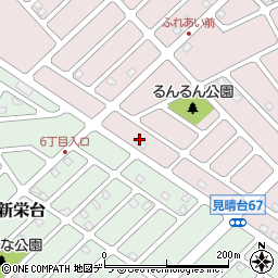 北海道江別市見晴台84周辺の地図