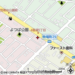 北海道江別市見晴台22-2周辺の地図