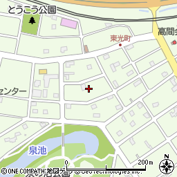 北海道江別市東光町35周辺の地図