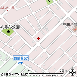 北海道江別市見晴台57-20周辺の地図