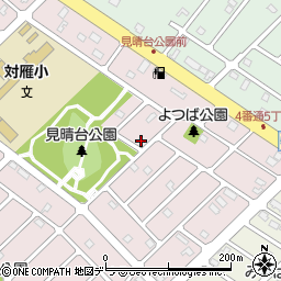 北海道江別市見晴台19-8周辺の地図