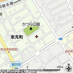 北海道江別市東光町104周辺の地図